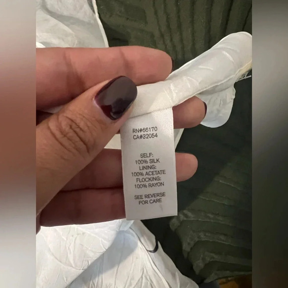 BHLDN Anthro Dress Hitherto Floating Flock Bird Silk Organza Velvet dress - Picture 6 of 11